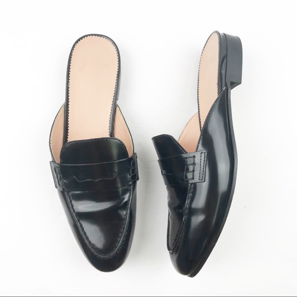 J. Crew | Shoes | J Crew Black Patent 